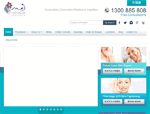 Tablet Screenshot of mdcosmedicalsolutions.com.au